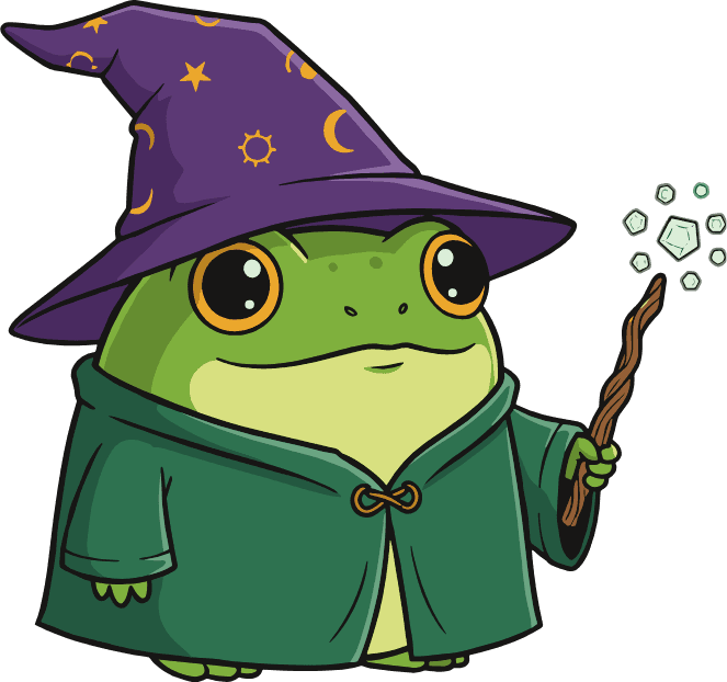 Crapaud magicien, personnage de Dagues et Dragons